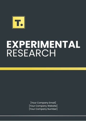 Free Experimental Research Template to Edit Online