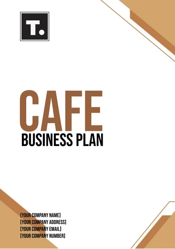 Free Cafe Business Plan Template to Edit Online