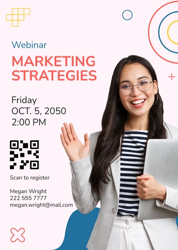 Free Email Marketing Webinar Invitation Template to Edit Online