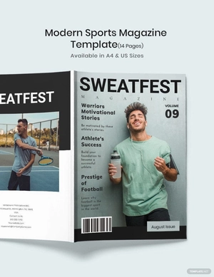 Modern Sports Magazine Template