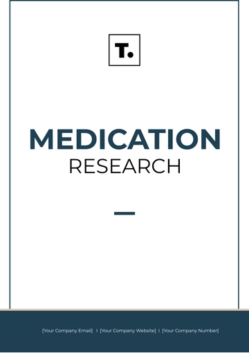 Free Medication Research Template to Edit Online