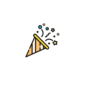 Free Party Celebration Icon to Edit Online