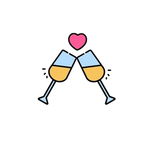 Free Wedding Celebration Icon to Edit Online