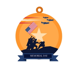 Free Memorial Day Soldier Clipart Template to Edit Online