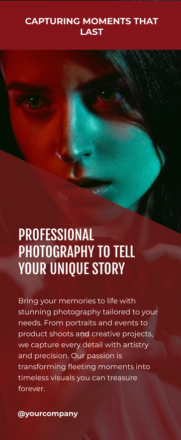 Free Photography Retractable Banner Template to Edit Online