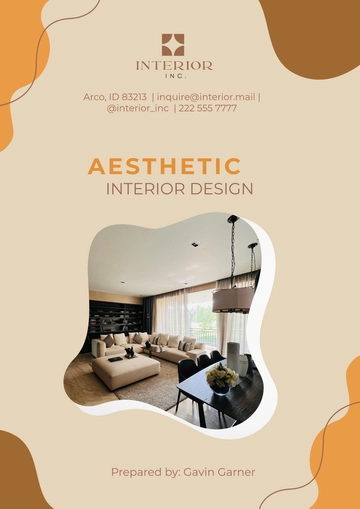 Free Interior Design Collaboration Proposal Template to Edit Online