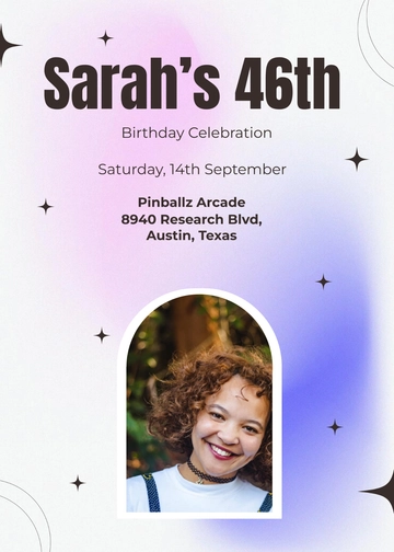 Free Adult Birthday Invitation Template to Edit Online