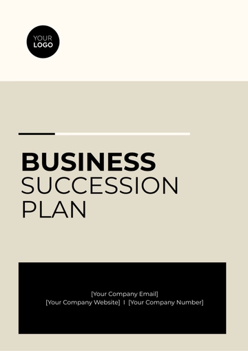 Free Business Succession Plan Template to Edit Online
