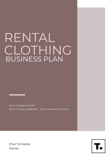 Free Rental Clothing Business Plan Template to Edit Online