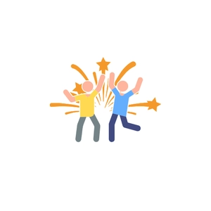 Free Flat Celebration Icon to Edit Online