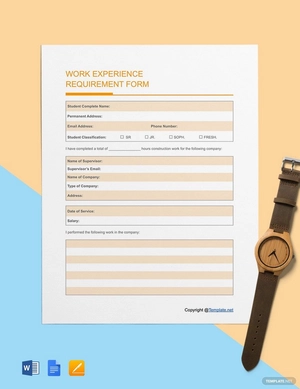 Blank Construction Form Template