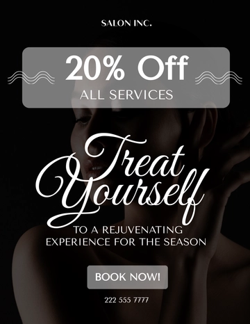 Free Salon Seasonal Flyer Template to Edit Online