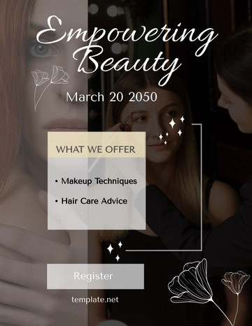 Free Salon Educational Flyer Template to Edit Online