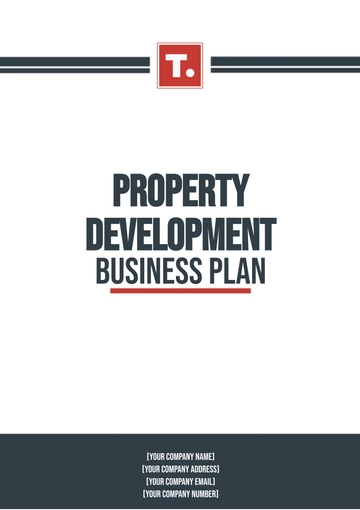 Free Property Development Business Plan Template to Edit Online