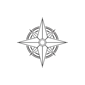 Free Compass Line Icon to Edit Online