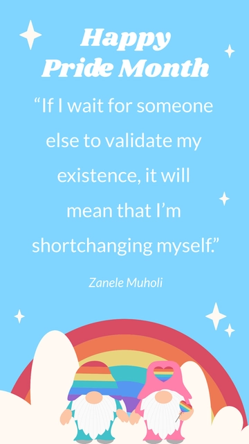 Free Happy Pride Month Quotes Template to Edit Online