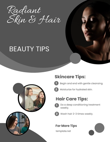 Free Salon Beauty Tips Flyer Template to Edit Online