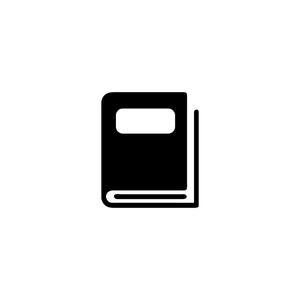 Free Solid Book Icon to Edit Online
