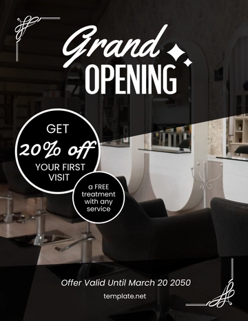 Free Salon Social Media Flyer Template to Edit Online