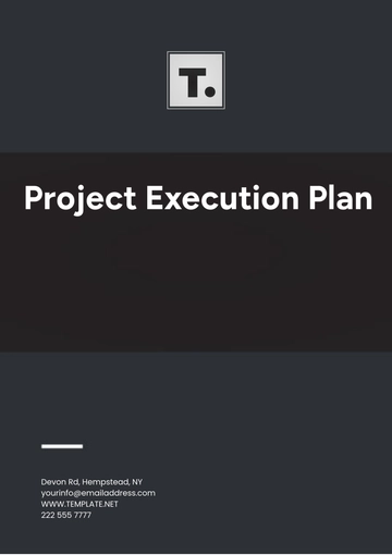 Free Project Execution Plan Template to Edit Online