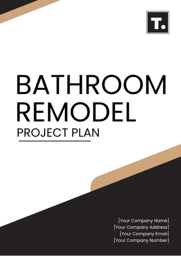 Free Bathroom Remodel Project Plan Template to Edit Online