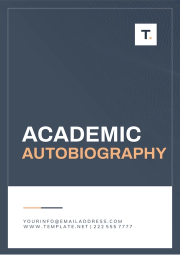 Free Academic Autobiography Template to Edit Online