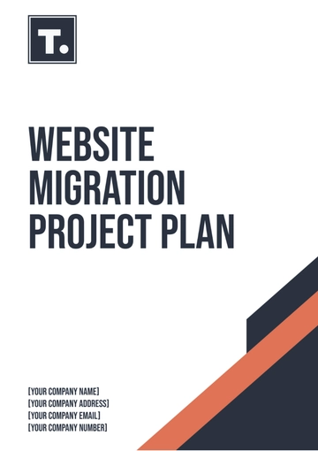 Free Website Migration Project Plan Template to Edit Online