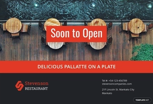 New Business Announcement Postcard Template