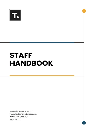 Free Staff Handbook Template to Edit Online | Template.net