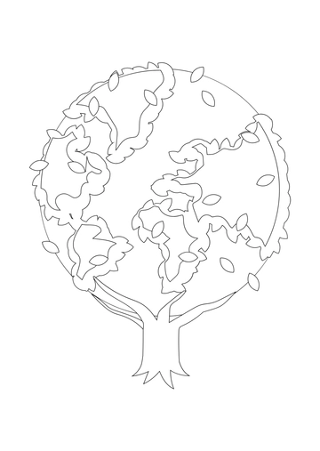 Free Environment Tree Drawing Template to Edit Online
