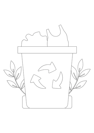 Free Environment Recycle Drawing Template to Edit Online
