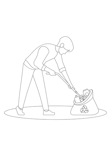 Free Environment Sanitation Drawing Template to Edit Online
