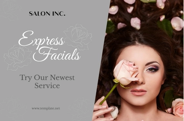 Free Salon New Service Launch Banner Template to Edit Online