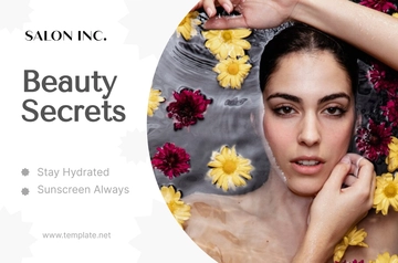 Free Salon Beauty Tips Banner Template to Edit Online