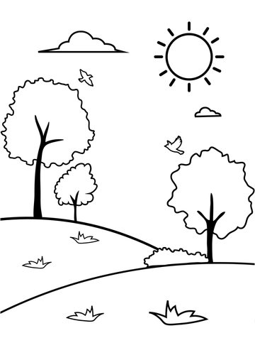 Free Nature Environment Drawing Template to Edit Online
