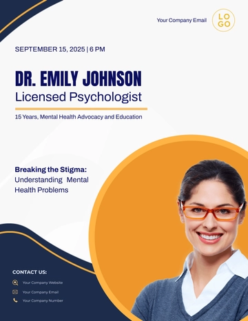 Free Professional Speaker Event Flyer Template to Edit Online
