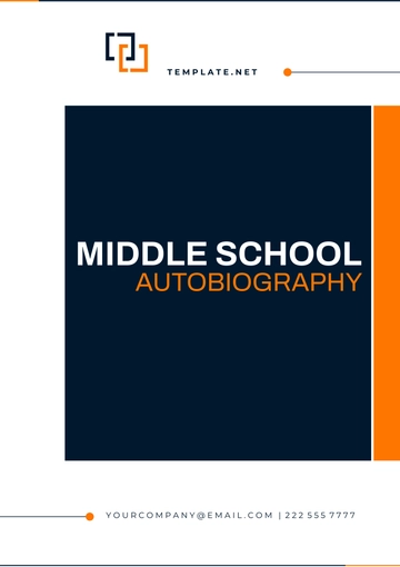 Free Middle School Autobiography Template to Edit Online