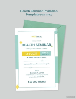 Health Seminar Invitation Template