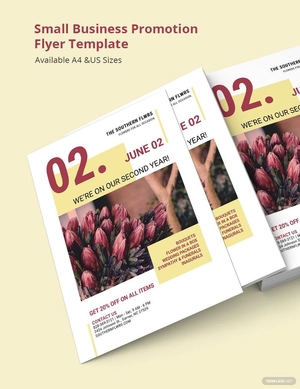 Small Business Promotion Flyer Template