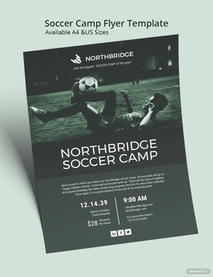 Soccer Camp Flyer Template