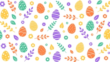 Free Easter Decoration Background to Edit Online