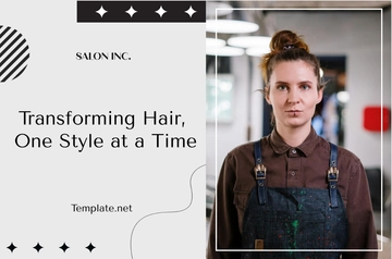 Free Salon Hair Stylist Banner Template to Edit Online