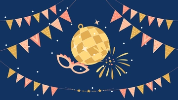 Free Party Desktop Background to Edit Online