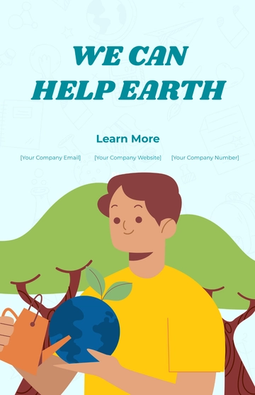 Free Environment Poster For School Project Template to Edit Online