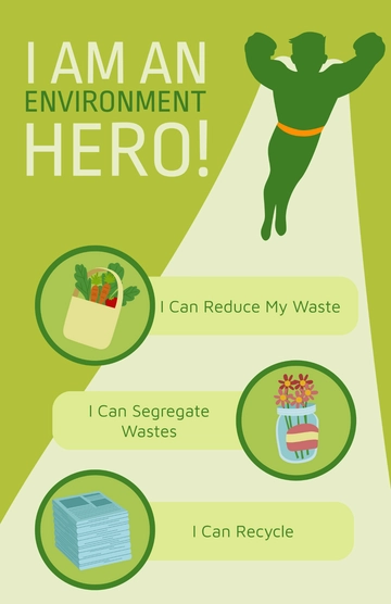 Free Environment Poster For Kids Template to Edit Online