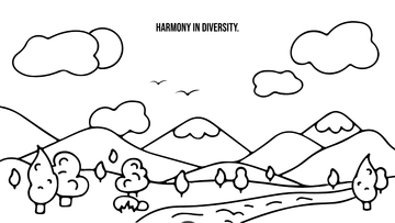 Free Environment Background Drawing Template to Edit Online