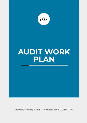 Free Audit Work Plan Template to Edit Online
