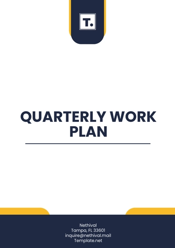 Free Quarterly Work Plan Template to Edit Online