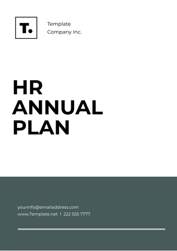 Free HR Annual Plan Template to Edit Online