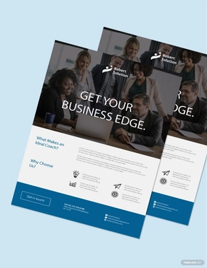 Business Executive Coach Flyer Template